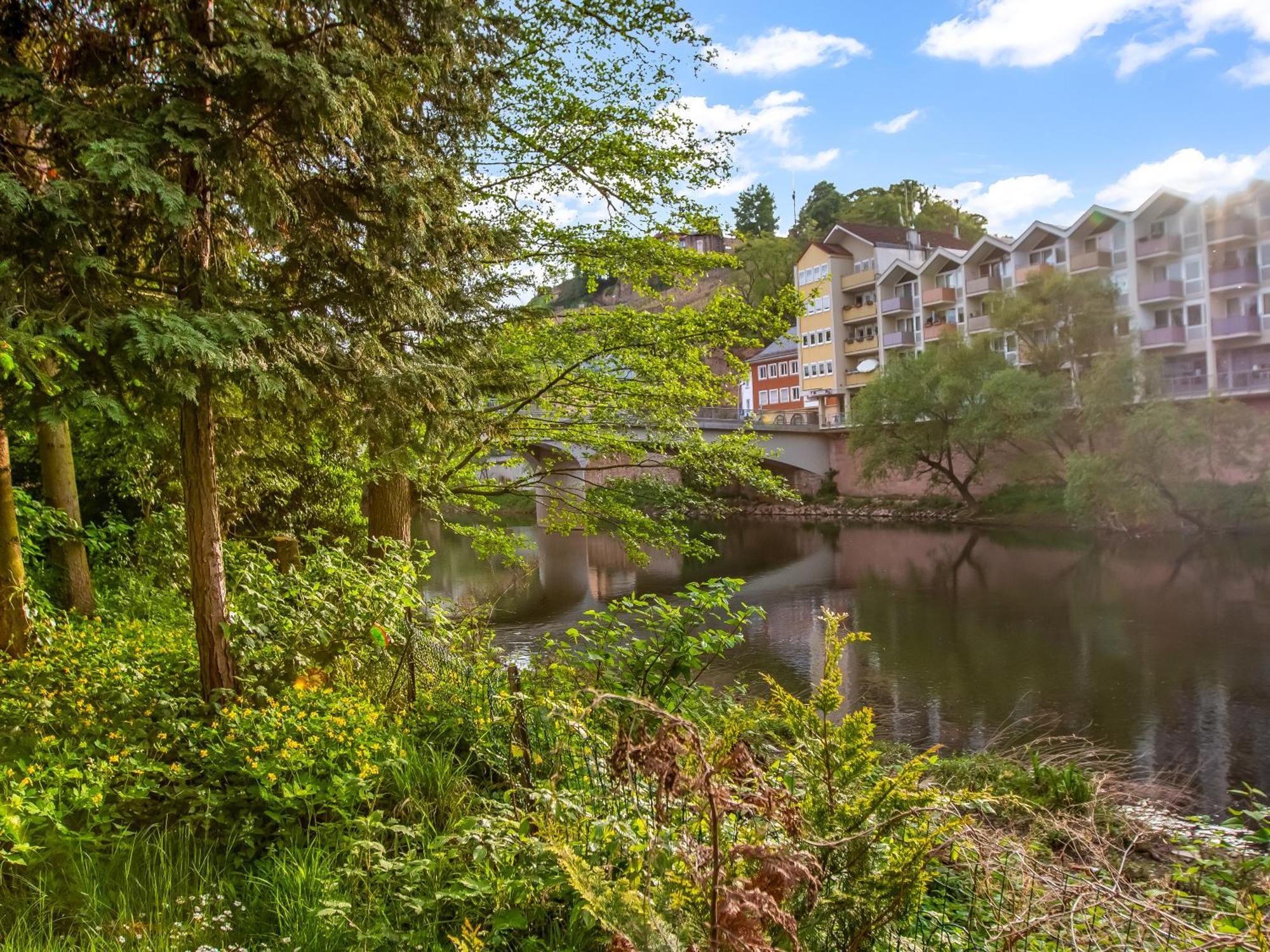 Altstadt Apartment Am Wasser Mit Parkplatz Und Grossem Garten 巴特克罗伊茨纳赫 外观 照片